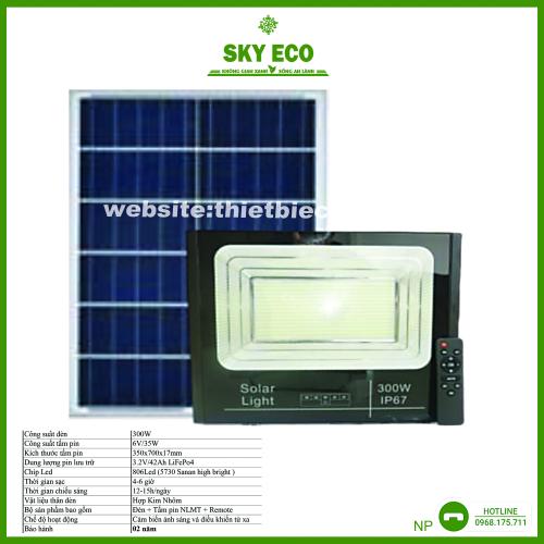 Đèn pha năng lượng mặt trời BLU SKY - NP 300 W