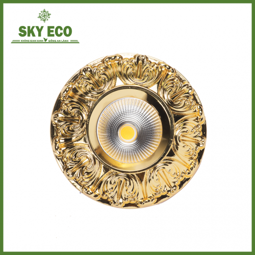 Đèn LED âm trần cổ điển GOLD  18K - 10W