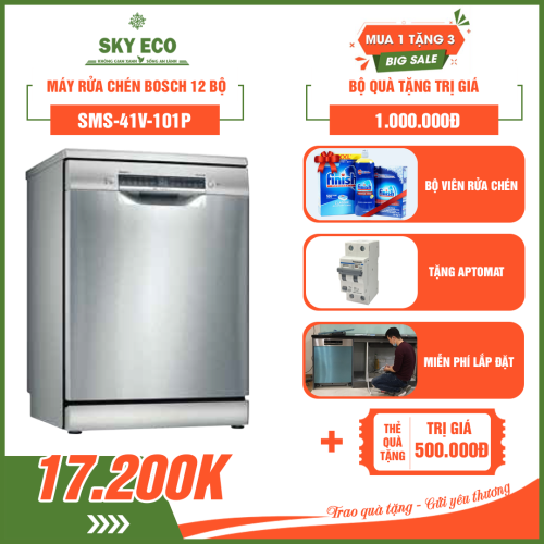 MÁY RỬA CHÉN BOSCH 12 BỘ SMS 4IVI01P