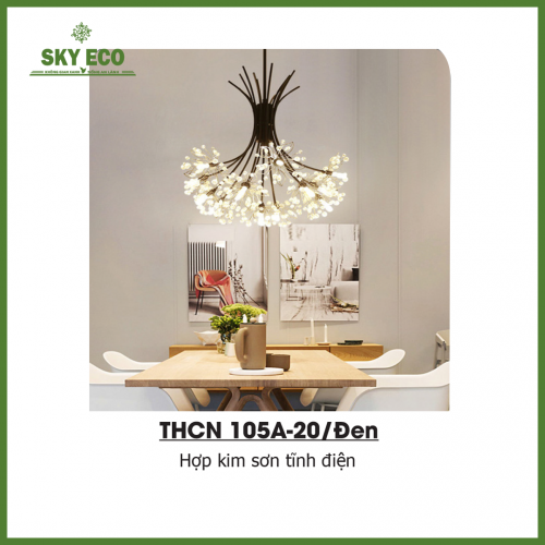 Đèn chùm THCN.105A-20/Đen