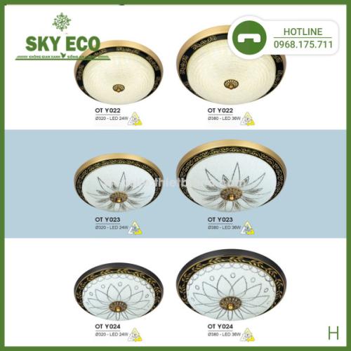 Đèn ốp trần đồng OTY 023