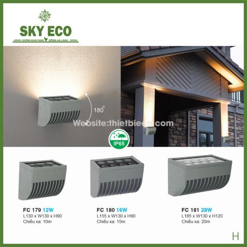 Đèn rọi tường  - rọi cột - rọi tường ngoại thất