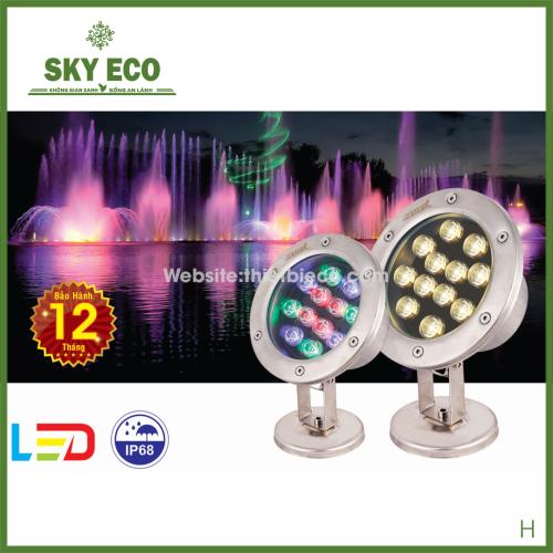Đèn âm nước bể bơi - hồ cá  ngoại thất 