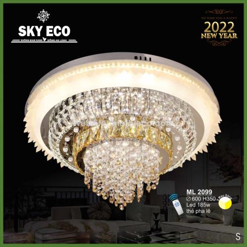 Đèn ốp trần pha lê ML 2099