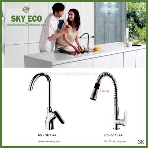 Vòi Chén Nóng Lạnh inox 304