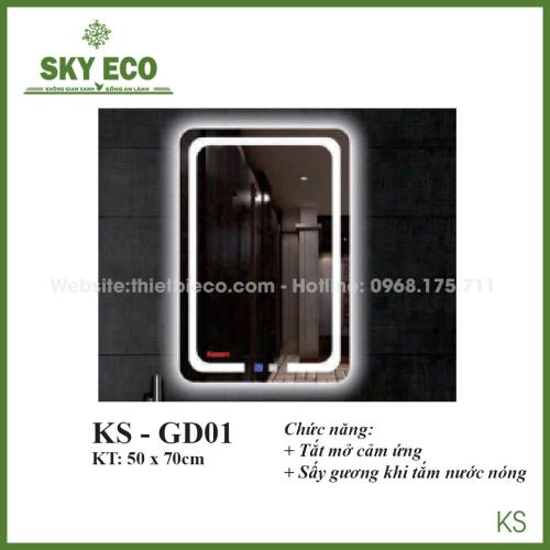 Gương led cảm ứng vuông GD01