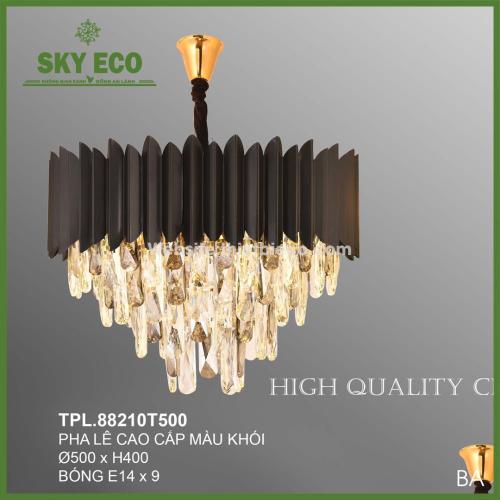 ĐÈN CHÙM PHA LÊ CAO CẤP MÀU KHÓI TPL.88210T500