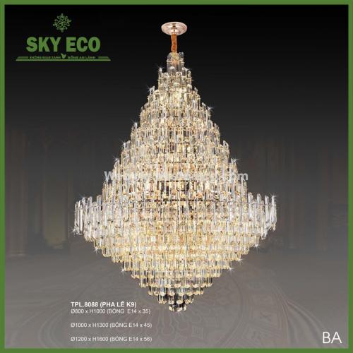 Đèn thả dây pha lê TPL.8088
