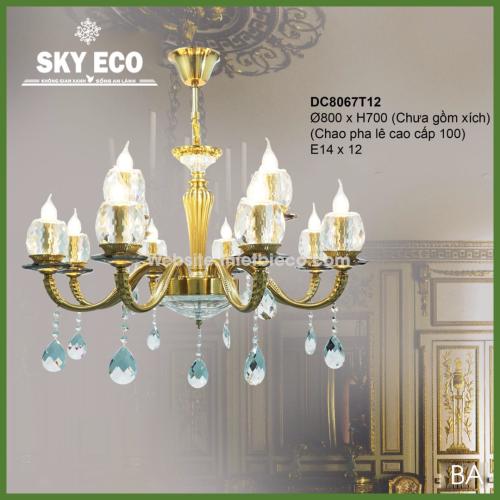 Đèn chùm đá ngọc DC8067T12