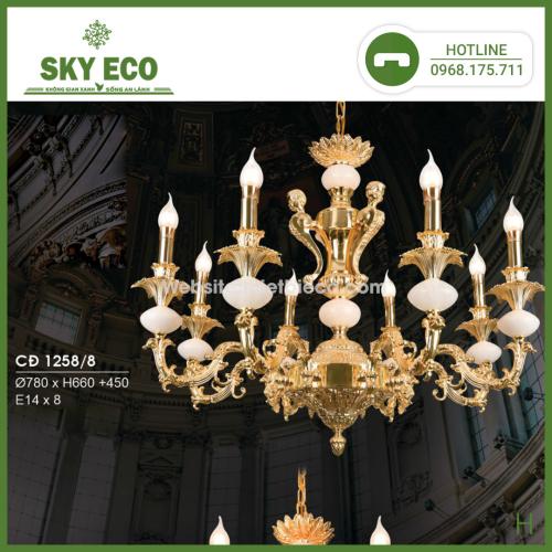 Đèn chùm thả cổ điển CĐ 1258/8