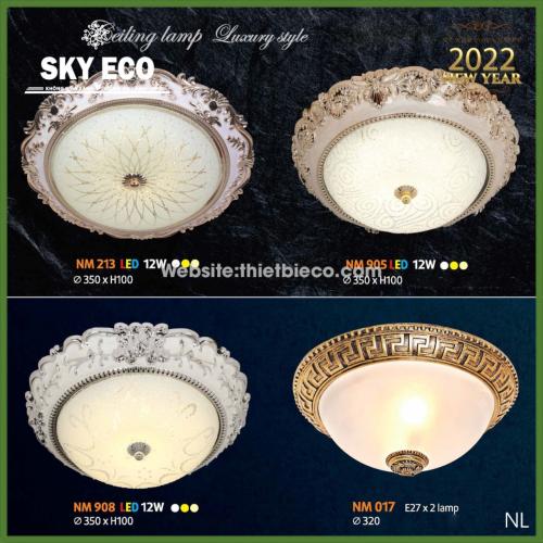 Đèn ốp trần đồng NM 213